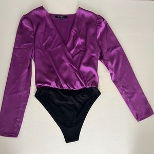 Purple bodysuit